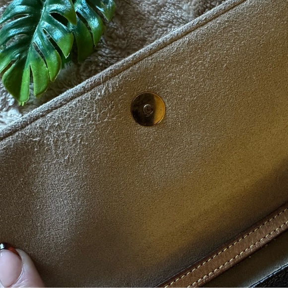 Louis Vuitton Twin GM Monogram Crossbody Vintage Long Flap Pochette Authentic - Picture 15 of 16